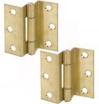 Solid Brass 2-1/2" Stormproof Casement Hinges (1957)